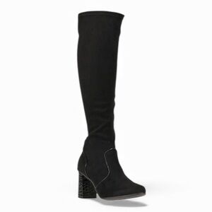 Rapisardi Elegant Black Knee-High Women's Boots